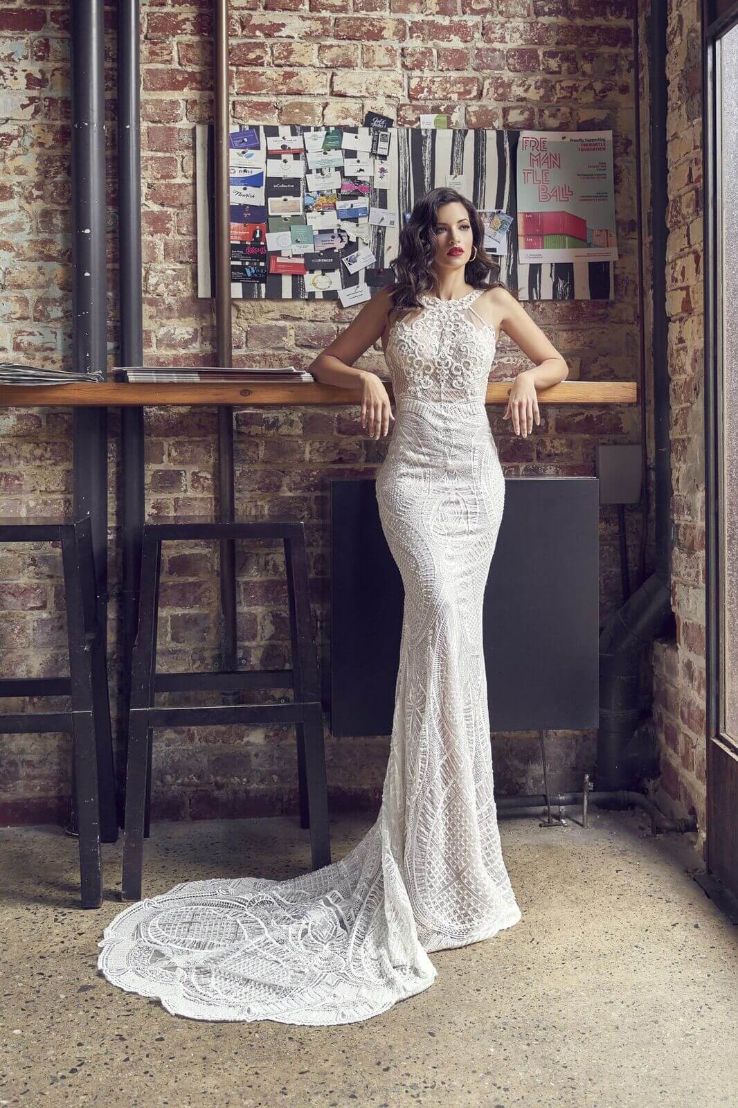 Model is wearing a 2022 Bridal Gown by Top Wedding Dresses Designer ZAVANA, Style Number ZB218, available at Romantique Bridal, Magherafelt Northern Ireland