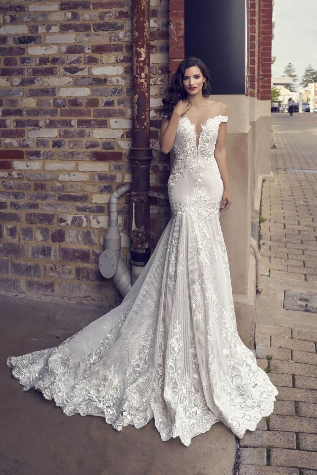 Model is wearing a 2022 Bridal Gown by Top Wedding Dresses Designer ZAVANA, Style Number ZB245, available at Romantique Bridal, Magherafelt Northern Ireland