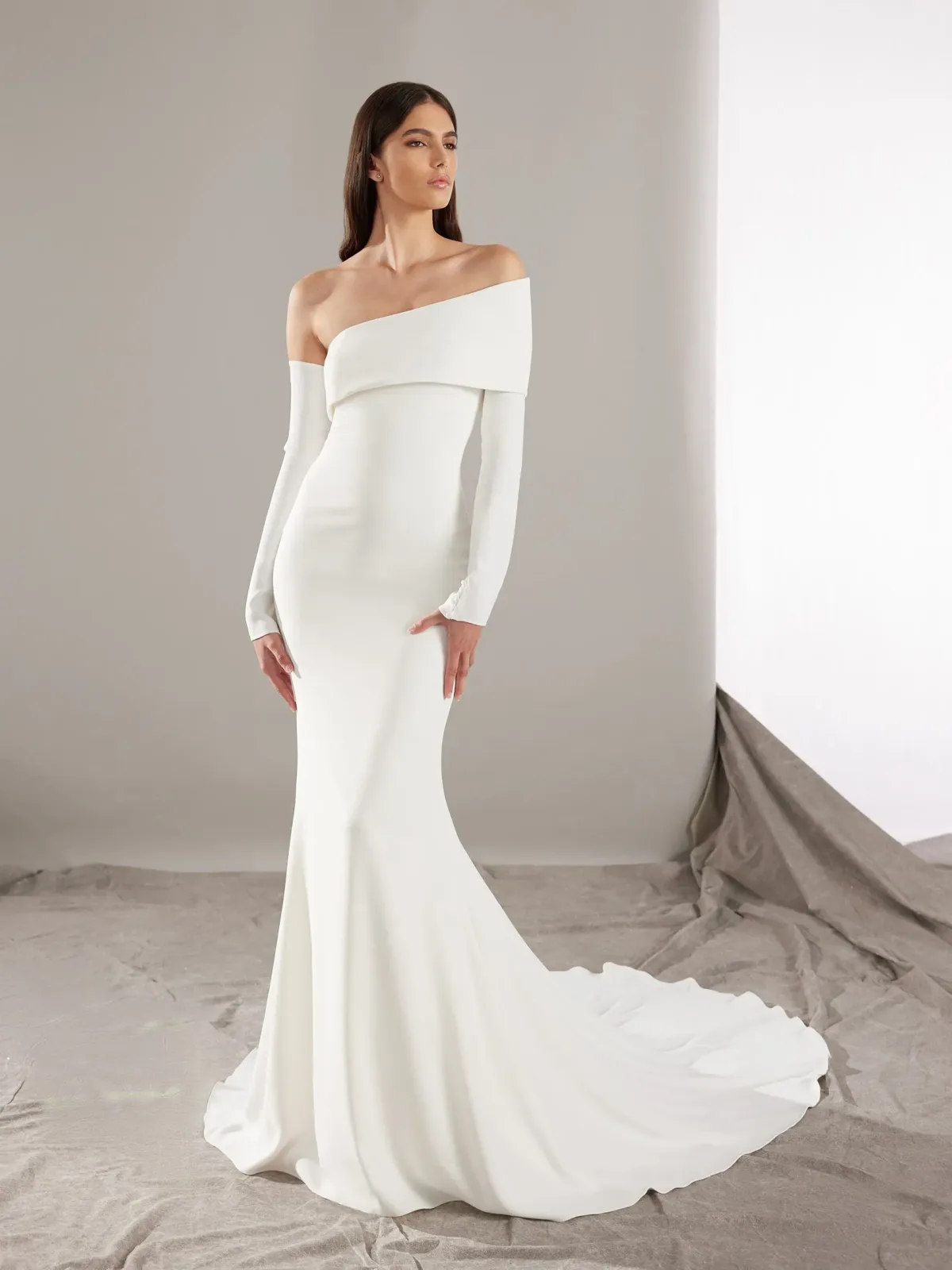 Pronovias RUSTY Wedding Dress - Asymmetrical Mermaid Sophistication